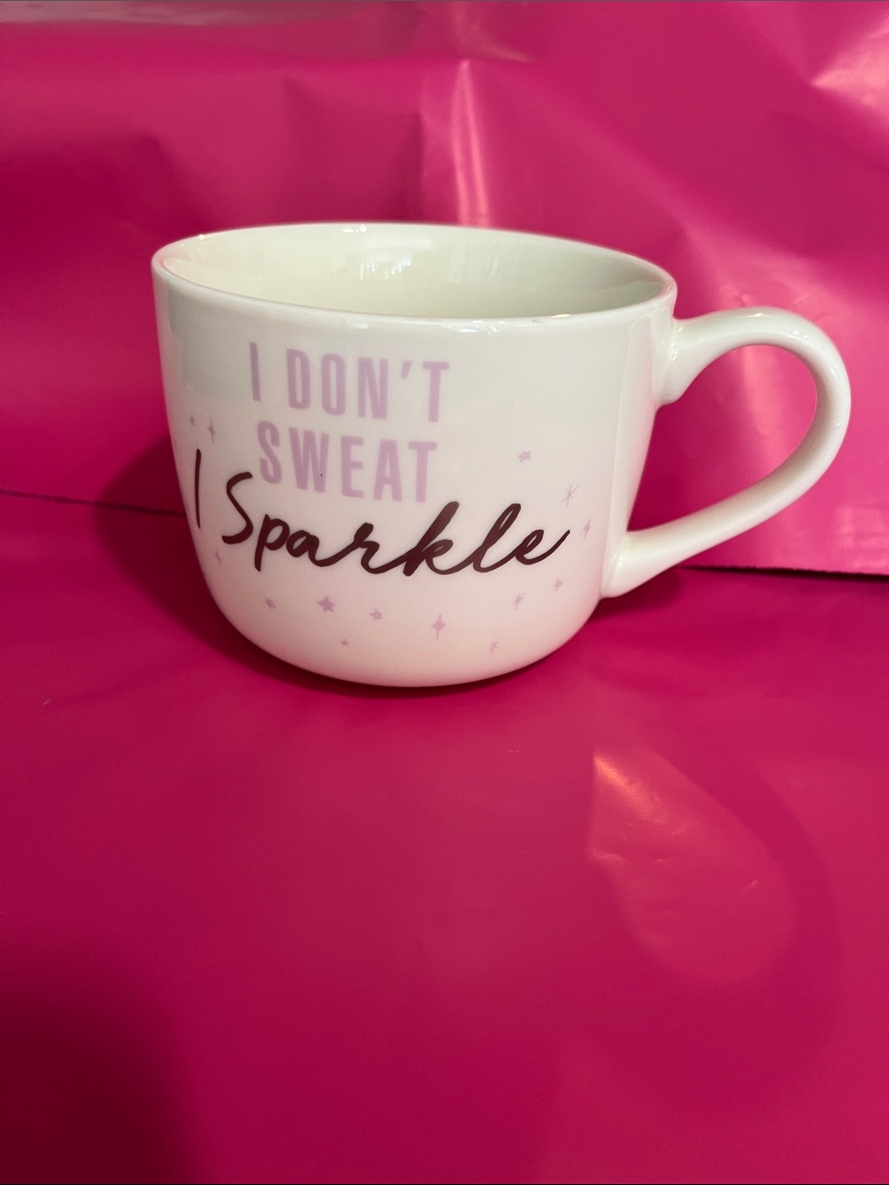 I Don't Sweat I Sparkle Ceramic Mug